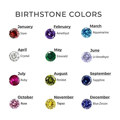 Grandma Necklace Birthstone, Grandkids Names Necklace, Nana Jewelry