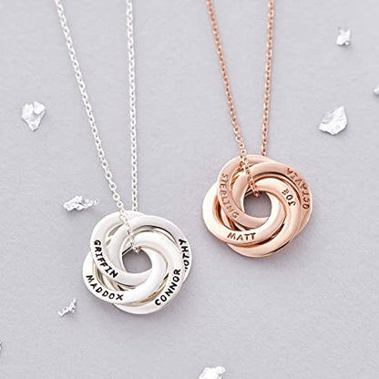 Personalized Mom Jewelry, Kids Names Necklace, Mothers Necklace