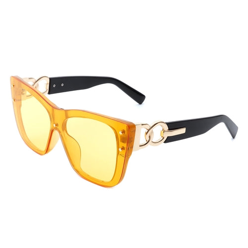 Windborn - Women Retro Square Tinted Cat Eye Fashion Sunglasses